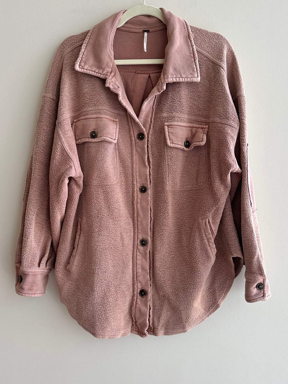 Free People Women’s Ruby Jacket, Dusty Light Pink, Size XS